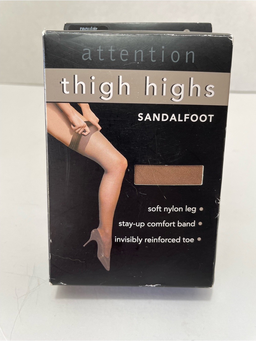 Vintage attention Thigh Highs in Tan  (2 pair) Regular. NIP